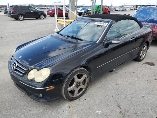 WDBTK72F27T084444 - 2007 MERCEDES-BENZ CLK 550 BLACK photo 1