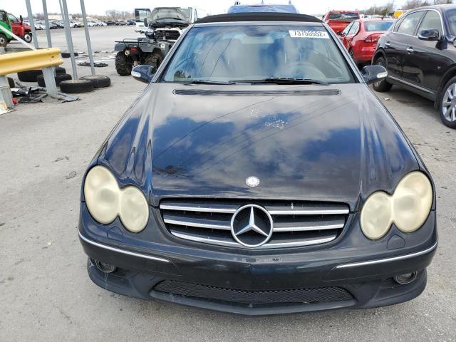 WDBTK72F27T084444 - 2007 MERCEDES-BENZ CLK 550 BLACK photo 5