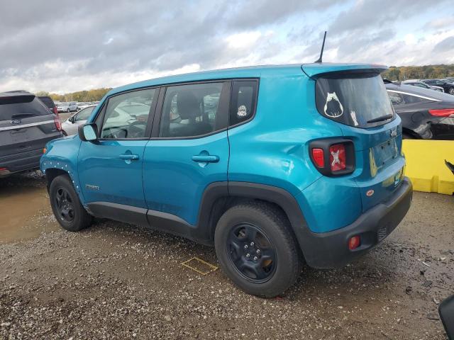 ZACNJAAB6LPL03806 - 2020 JEEP RENEGADE SPORT TEAL photo 2