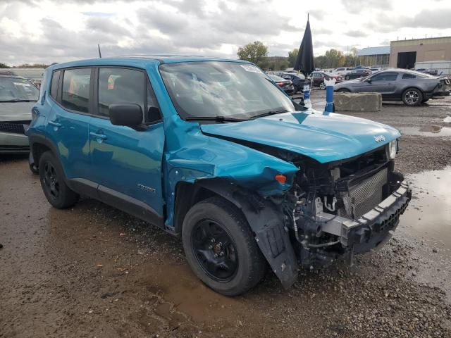 ZACNJAAB6LPL03806 - 2020 JEEP RENEGADE SPORT TEAL photo 4