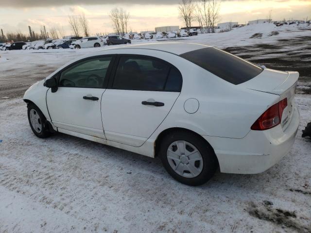 2HGFA16478H121401 - 2008 HONDA CIVIC DX-G WHITE photo 2