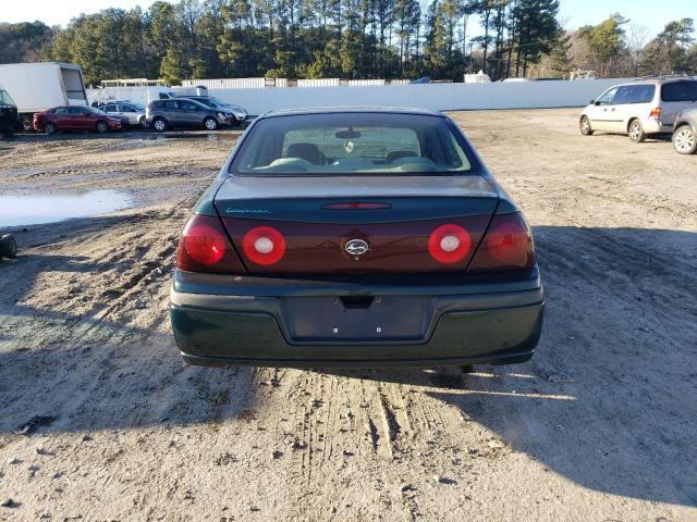 2G1WF52E129293827 - 2002 CHEVROLET IMPALA GREEN photo 6