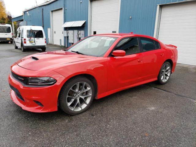 2C3CDXHG0MH592131 - 2021 DODGE CHARGER GT RED photo 1