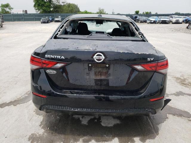 3N1AB8CV2LY209290 - 2020 NISSAN SENTRA SV BLACK photo 6