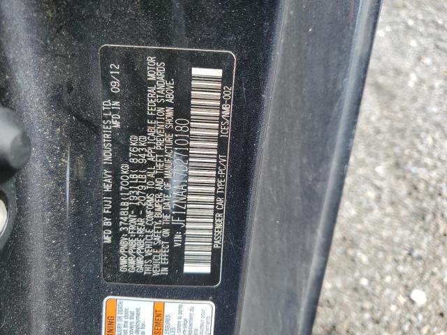 JF1ZNAA17D2710180 - 2013 TOYOTA SCION FR-S 灰色 照片 12