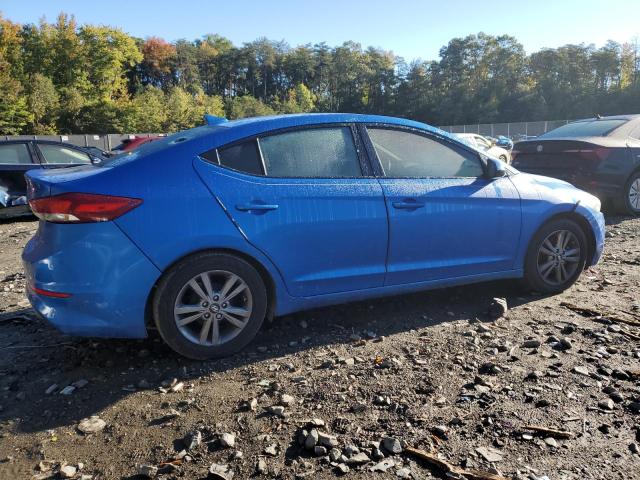 KMHD84LF7HU136787 - 2017 HYUNDAI ELANTRA SE BLUE photo 3