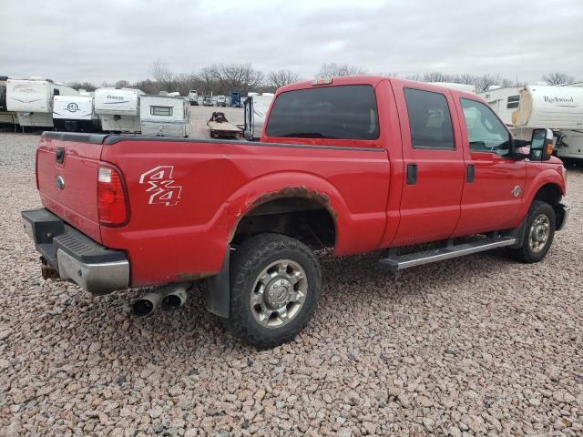 1FT8W3BT0EEB63932 - 2014 FORD F350 SUPER DUTY RED photo 3