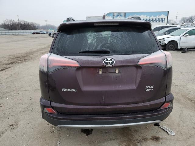 2T3RFREV6JW722469 - 2018 TOYOTA RAV4 ADVENTURE MAROON photo 6