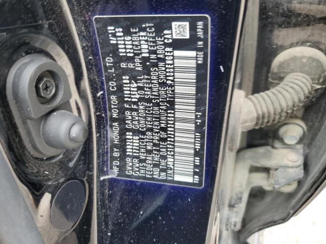 JHMFC1F73JX034503 - 2018 HONDA CIVIC EXL შავი ფოტო 12