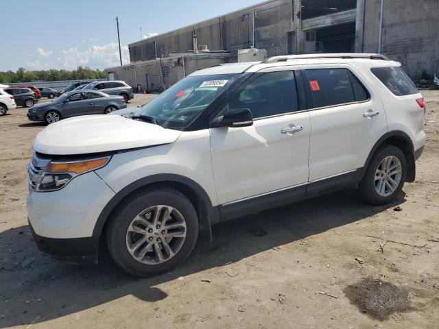 1FM5K8D89DGB75984 - 2013 FORD EXPLORER XLT WHITE photo 1