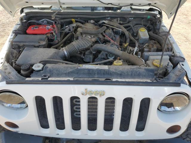 1J4BA6H18AL181557 - 2010 JEEP WRANGLER RUBICON WHITE photo 11