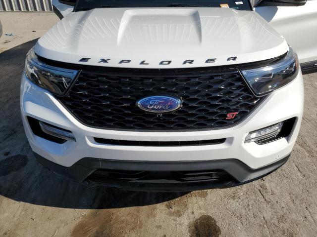 1FM5K8GC6NGA07611 - 2022 FORD EXPLORER ST WHITE photo 12