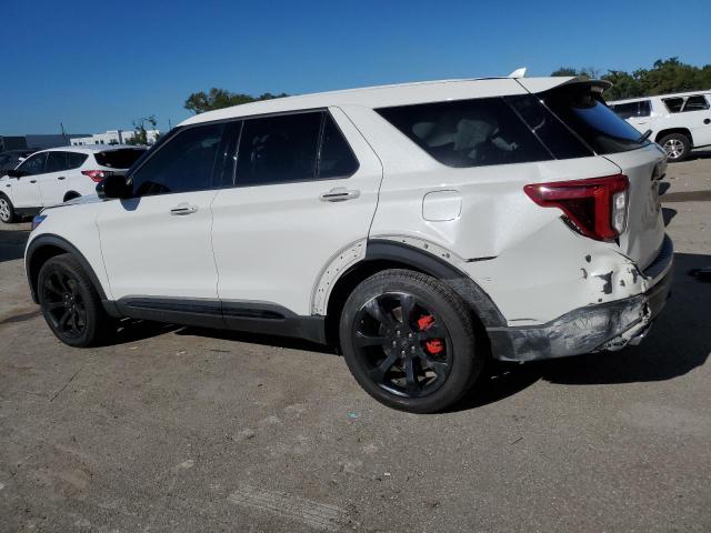 1FM5K8GC6NGA07611 - 2022 FORD EXPLORER ST WHITE photo 2