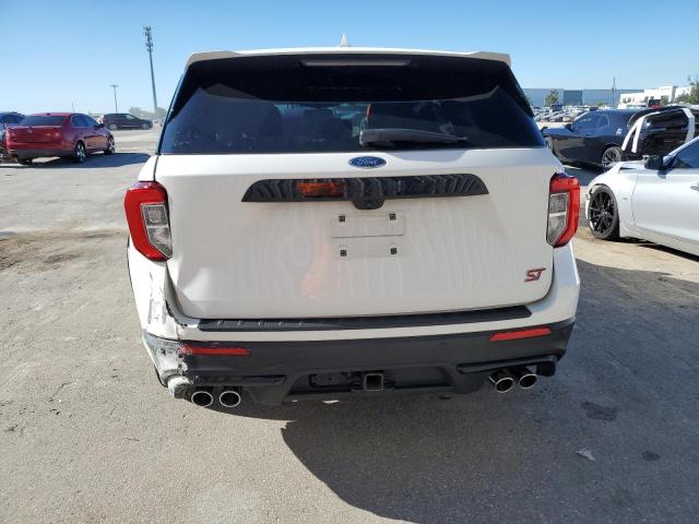 1FM5K8GC6NGA07611 - 2022 FORD EXPLORER ST WHITE photo 6