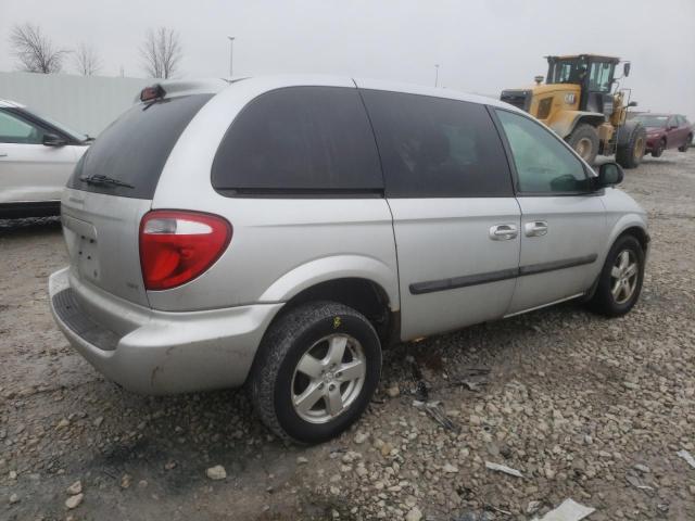 1D8GP45R36B742075 - 2006 DODGE CARAVAN SXT SILVER photo 3