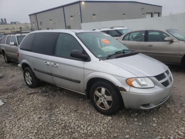 1D8GP45R36B742075 - 2006 DODGE CARAVAN SXT SILVER photo 4