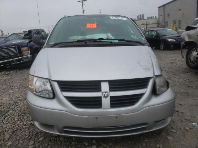 1D8GP45R36B742075 - 2006 DODGE CARAVAN SXT SILVER photo 5