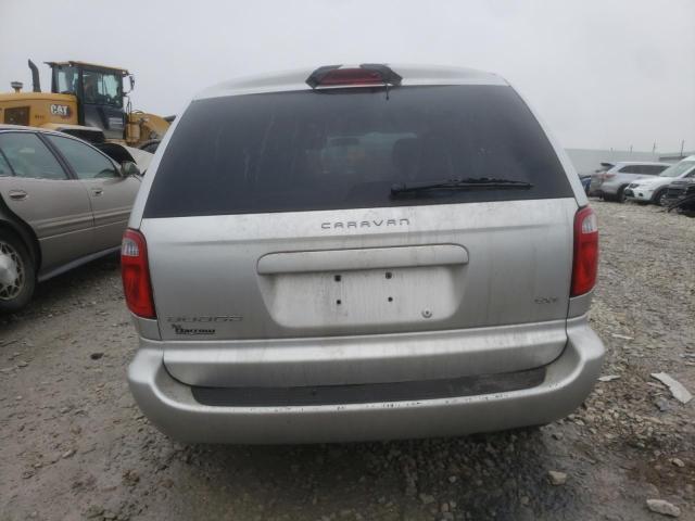 1D8GP45R36B742075 - 2006 DODGE CARAVAN SXT SILVER photo 6