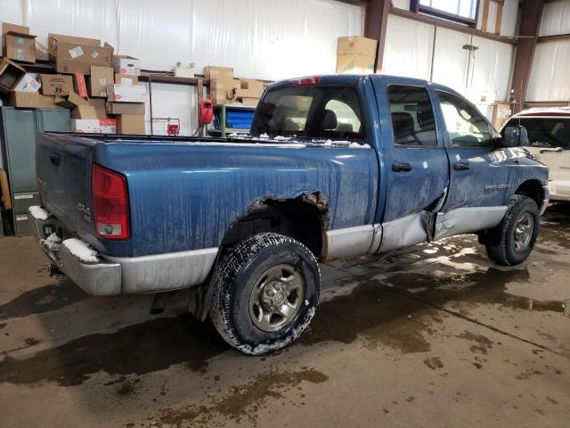 3D7KU28D73G782674 - 2003 DODGE RAM 2500 ST BLUE photo 3