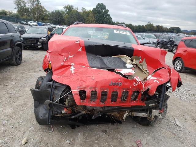 1C4PJMBX3KD127284 - 2019 JEEP CHEROKEE TRAILHAWK RED photo 5