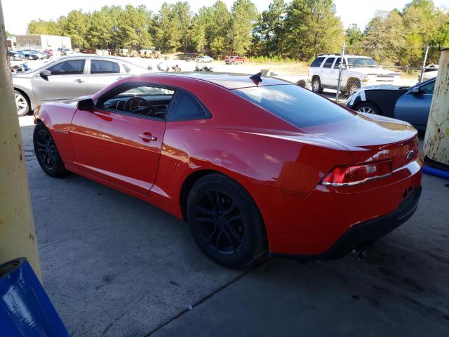 2G1FB1E38E9270936 - 2014 CHEVROLET CAMARO LT RED photo 2