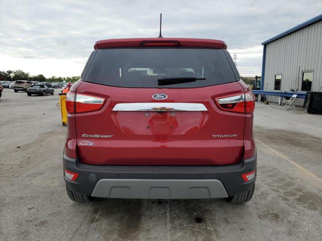 MAJ3S2KE3MC423791 - 2021 FORD ECOSPORT TITANIUM RED photo 6