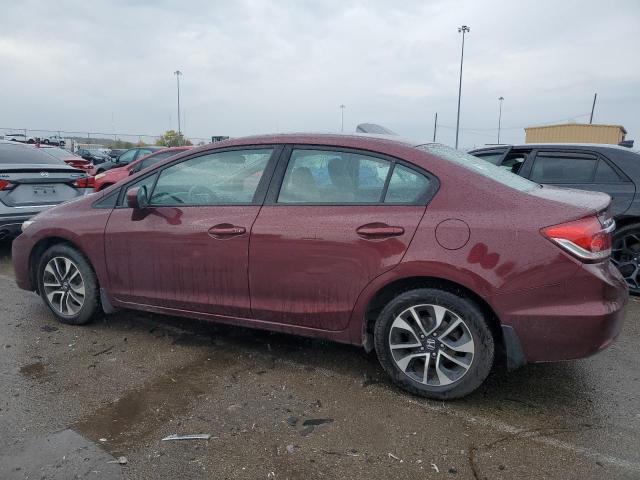 2HGFB2F83EH553663 - 2014 HONDA CIVIC EX BURGUNDY photo 2