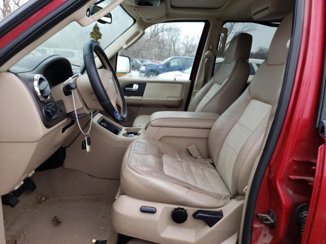 1FMFU18555LA09217 - 2005 FORD EXPEDITION EDDIE BAUER RED photo 7