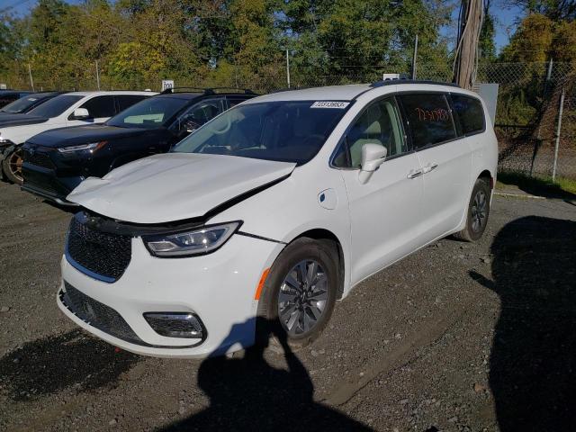 2C4RC1L77MR544293 - 2021 CHRYSLER PACIFICA HYBRID TOURING L WHITE photo 1