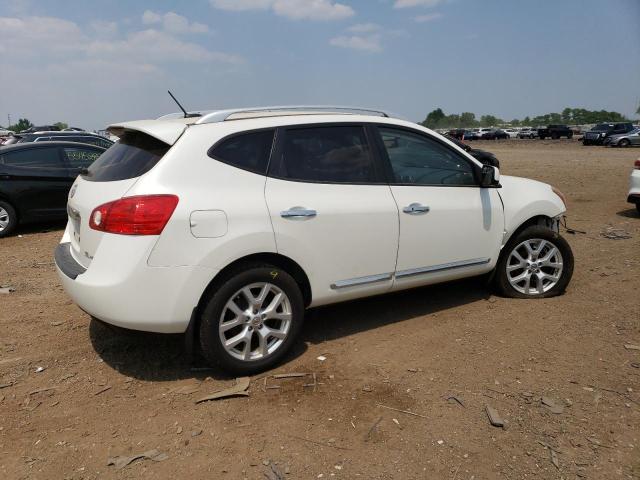 JN8AS5MV1DW656779 - 2013 NISSAN ROGUE S WHITE photo 3