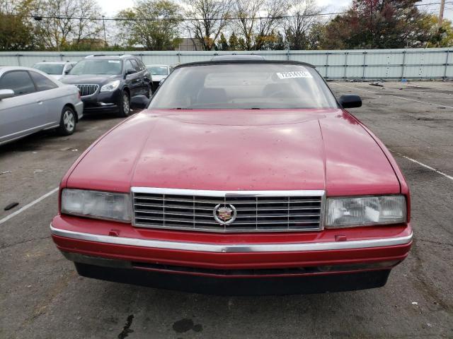 1G6VS3391PU126935 - 1993 CADILLAC ALLANTE BURGUNDY photo 5