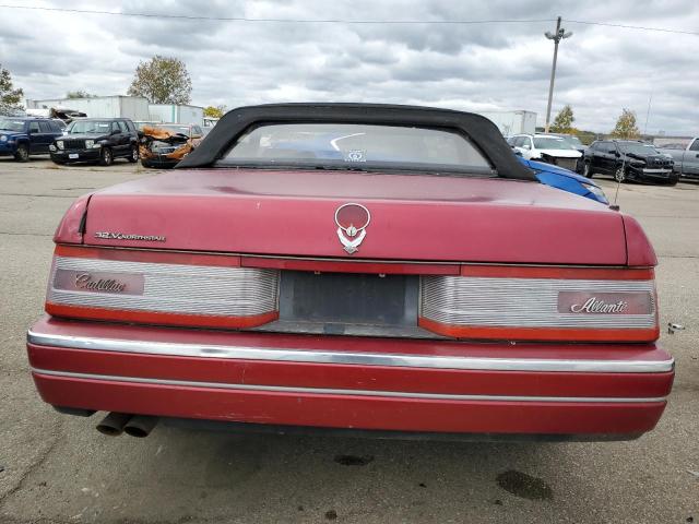 1G6VS3391PU126935 - 1993 CADILLAC ALLANTE BURGUNDY photo 6