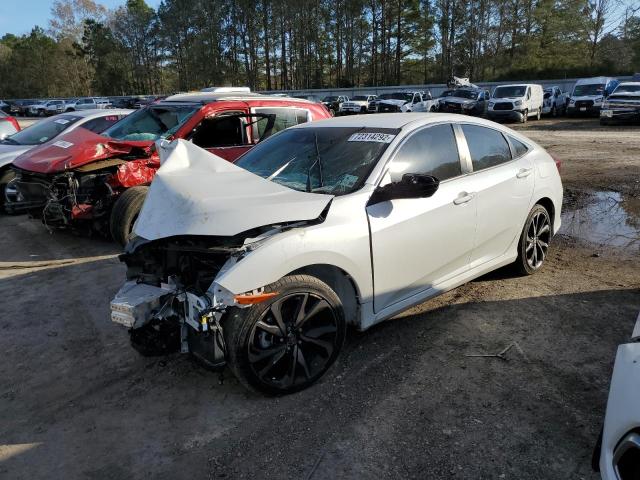 2HGFC2F83MH538009 - 2021 HONDA CIVIC SPOR WHITE photo 1