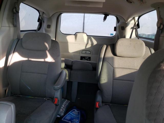 2A8HR54PX8R611595 - 2008 CHRYSLER TOWN & COU TOURING წითელი ფოტო 10