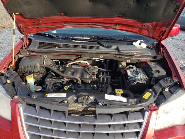 2A8HR54PX8R611595 - 2008 CHRYSLER TOWN & COU TOURING RED photo 12