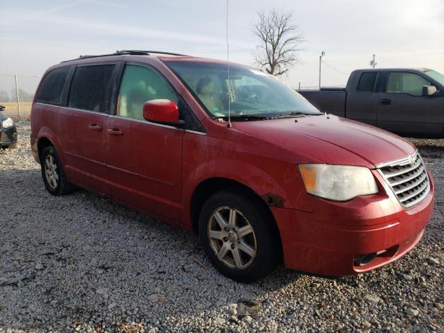 2A8HR54PX8R611595 - 2008 CHRYSLER TOWN & COU TOURING წითელი ფოტო 4