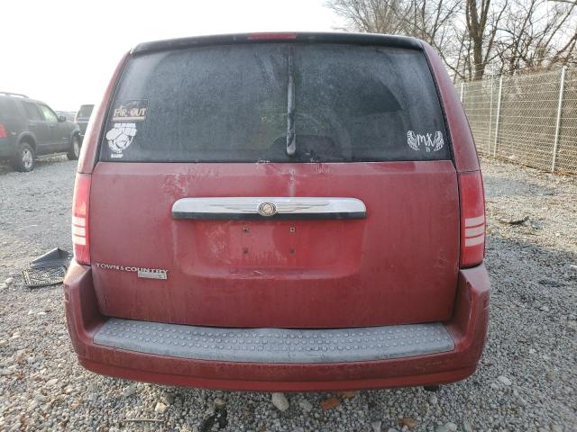 2A8HR54PX8R611595 - 2008 CHRYSLER TOWN & COU TOURING RED photo 6