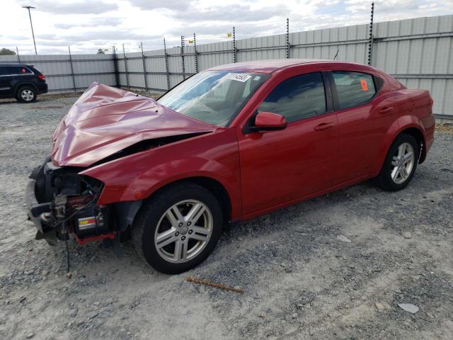 1C3CDZCB0DN576588 - 2013 DODGE AVENGER SXT RED photo 1