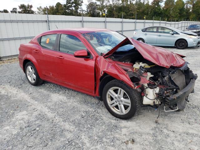 1C3CDZCB0DN576588 - 2013 DODGE AVENGER SXT RED photo 4