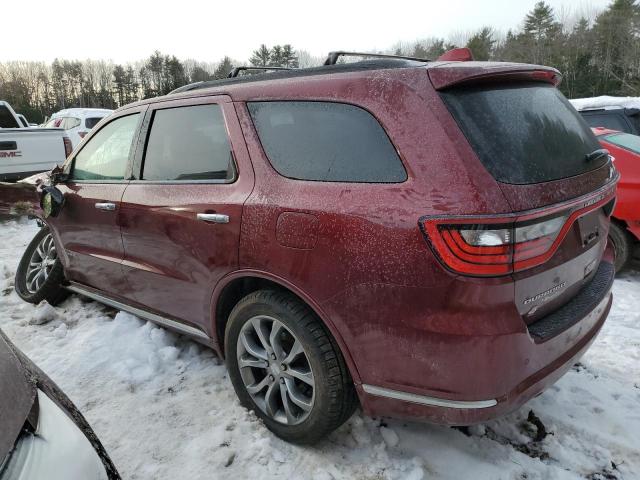 1C4RDJEG3JC414879 - 2018 DODGE DURANGO CITADEL MAROON photo 2