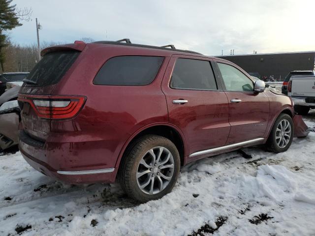 1C4RDJEG3JC414879 - 2018 DODGE DURANGO CITADEL MAROON photo 3