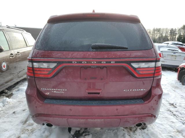 1C4RDJEG3JC414879 - 2018 DODGE DURANGO CITADEL MAROON photo 6