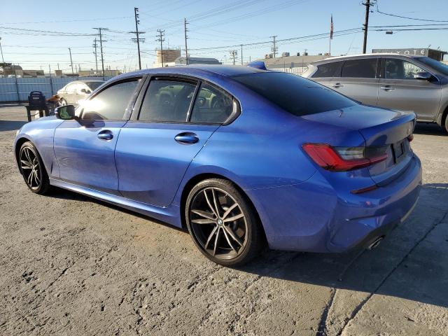 3MW5R1J06L8B14012 - 2020 BMW 330I BLUE photo 2