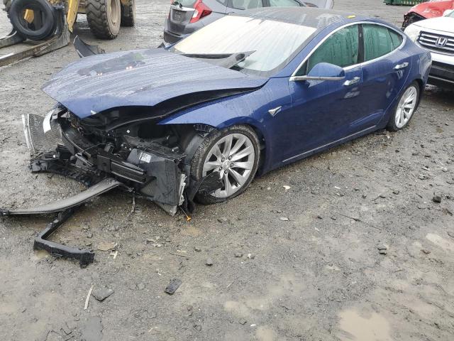 5YJSA1E21HF230276 - 2017 TESLA MODEL S BLUE photo 1