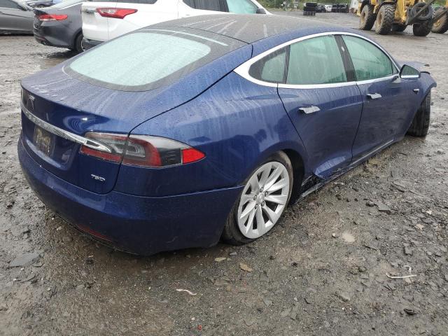 5YJSA1E21HF230276 - 2017 TESLA MODEL S BLUE photo 3