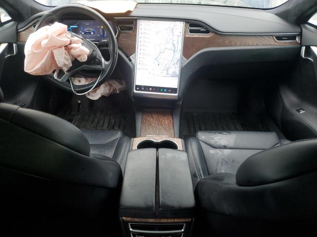 5YJSA1E21HF230276 - 2017 TESLA MODEL S BLUE photo 8