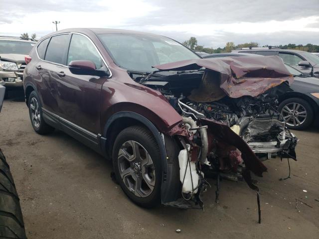 2HKRW2H88HH630567 - 2017 HONDA CR-V EXL MAROON photo 4