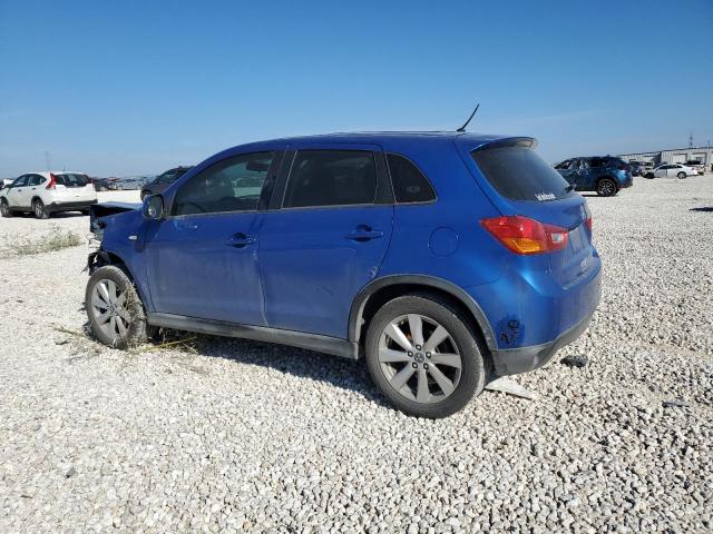 4A4AP3AW8FE029075 - 2015 MITSUBISHI OUTLANDER ES BLUE photo 2