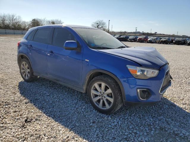 4A4AP3AW8FE029075 - 2015 MITSUBISHI OUTLANDER ES BLUE photo 4