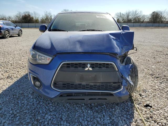 4A4AP3AW8FE029075 - 2015 MITSUBISHI OUTLANDER ES BLUE photo 5